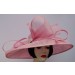 Pink Large Brim Derby Hat
