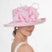 Pink Flower Dress Hat