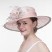Pink-Grey Dress Hat