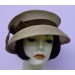 Taupe Travel Hat-Suede