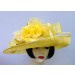 Yellow - Silver Dressy Hat