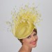 Yellow Feather Fascinator